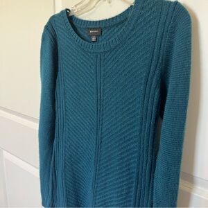 Cozy Teal Edwardian Sweater for Women Diagonal Weave Renaissance Festival